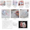 Playing Cards Aces Flowers Player Paint by Numbers for Adults Beginner DIY Painting Kits Wall Art for Home Office Decor, style view 3