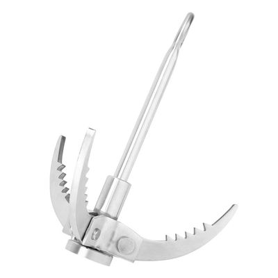 Pwshymi Portable Climbing Safe Stainless Steel 3 Lightweight Nonslip for Downhill,Rock Climbing, Pwshymigsny9r781h