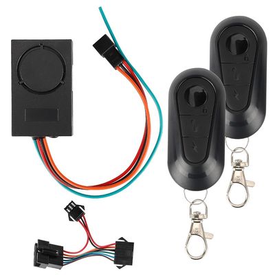 XIBANY Motorized Scooter 36-72V Ebike Anti-Theft Alarm with Two Switch for Electric Scooter Remote Control Alarm System E-Scooter Accessories Motorized Scooter (Color : B)