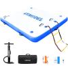Inflatable Floating Dock, 6/8/10ft Swim Platform Floating Dock for Lakes, Non-Slip Air Dock Platform for Adults, Air Dock Platform with Detachable Ladder&Portable Carrying Bag, for Pool Beach Ocean view 1
