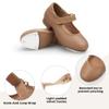 Stelle Tap Shoes for Girls Toddler Boys PU Leather Dance Shoes(Toddler/Little Kid/Big Kid)(Coffee,8MT) view 2