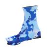 SPYMINNPOO Blue Cycling Shoes Cover Overshoes, Sand Proof, Extend and Heighten, Suitable for Wearing in The Beach, Desert and Other environments (XL)