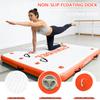 Inflatable Floating Dock, 6/8/10ft Swim Platform Floating Dock for Lakes, Non-Slip Air Dock Platform for Adults, Air Dock Platform with Detachable Ladder&Portable Carrying Bag, for Pool Beach Ocean view 2