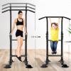 NaKeah Power Tower Dip Station Pull Up Bar Multi-Function Adjustable Strength Training Workout Equipment Suitable for Home Fitness Exercise,Black view 2