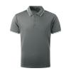 2024 Mens Shirts Casual Stylish Button Down Short Sleeve Polo Shirt Summer Vacation Shirts Loose Athletic Pullover Tee Dark Gray 2X view 4