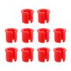 10 Pcs Schrader to Presta Rim Adapter, Convert Valve Stem Grommet, Wheels Manufacturing Presta Valve Saver for Road Bike MTB Bicycle Wheel Rim Conversion (Red) view 1