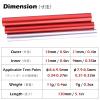 TRIWONDER Tent Pole Repair Splint Repair Kit Spare Repair Tube for Diameter 8.5-10.5mm (Silver - 10 Pack) view 2