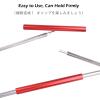 TRIWONDER Tent Pole Repair Splint Repair Kit Spare Repair Tube for Diameter 8.5-10.5mm (Silver - 10 Pack) view 4