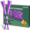 Golf Tees Plastic 3 1/4 2 3/4 inch Unbreakable 20 50 100 Pack, Bulk Long Stronger Upgrade More Durable Stable Reduce Friction Side Spin Tee Pink Pouple Gift for Men Women (20Pcs 2 3/4 inch, Purple) view 1