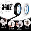 2 Rolls Grip Finishing Tape, 0.39 Inch  11 Yards PVC Tennis Badminton Racquet Grip Tape Tennis Racket Wrap Grip Accessories Vinyl Extra Raquet Finishing Grip Sticky Seal for Tennis Badminton view 3