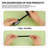 2 Rolls Grip Finishing Tape, 0.39 Inch  11 Yards PVC Tennis Badminton Racquet Grip Tape Tennis Racket Wrap Grip Accessories Vinyl Extra Raquet Finishing Grip Sticky Seal for Tennis Badminton view 4