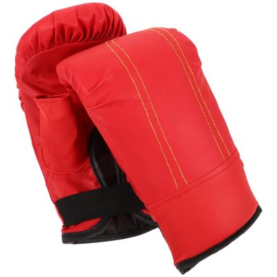 BELLIFFY Portable Boxing Gloves for Sparring and Training Durable Kickboxing Mitts for Adults and Boy Girl Comfortable Fit for Fitness Workouts Red