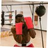BELLIFFY Portable Boxing Gloves for Sparring and Training Durable Kickboxing Mitts for Adults and Boy Girl Comfortable Fit for Fitness Workouts Red view 2