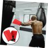 BELLIFFY Portable Boxing Gloves for Sparring and Training Durable Kickboxing Mitts for Adults and Boy Girl Comfortable Fit for Fitness Workouts Red view 3