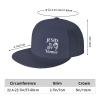 NineFit Basics Jesus is My Homie Flat Brim Visor Hat Hip Hop Baseball Cap Funny Trucker Hats Men Women Sunhat Navy Blue view 2