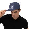 NineFit Basics Jesus is My Homie Flat Brim Visor Hat Hip Hop Baseball Cap Funny Trucker Hats Men Women Sunhat Navy Blue view 3
