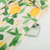 Belle Poque Floral Skirts for Women High Waisted Summer Midi Skirt Vintage A Line Skirt White Lemon Flowers, S view 3