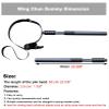 WeBert Martial Arts Dummies Wing Chun Dummy 2 Pcs Chinese Wing Chun Dummies Practice, Kung Fu Training Equipment for Practitioners, Outdoor Spring Man Piles Target view 2