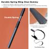 WeBert Martial Arts Dummies Wing Chun Dummy 2 Pcs Chinese Wing Chun Dummies Practice, Kung Fu Training Equipment for Practitioners, Outdoor Spring Man Piles Target view 3