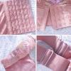 Akklian Bras for Women Shapewear Tops Vest Push up Gathered Underwear Full Coverage Bustier Padded Bralette Strecth Corset Pink view 3