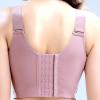 Akklian Bras for Women Shapewear Tops Vest Push up Gathered Underwear Full Coverage Bustier Padded Bralette Strecth Corset Pink view 4
