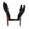 WeBert Martial Arts Dummies Chinese Kung Fu Wing Chun Dummy, Wall Mounted Martial Arts Training Target, Mannequin Plastic Spring Man Pile, Wing Chun Fractical Equipment view 1