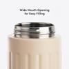BEAST Health Stainless Steel Water Bottle, 22 oz, Insulated Stainless Steel, Leak-Proof, Reusable Straw System, Portable Carry Cap, BPA-Free, Dishwasher Safe (Sand) view 3