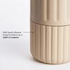 BEAST Health Stainless Steel Water Bottle, 22 oz, Insulated Stainless Steel, Leak-Proof, Reusable Straw System, Portable Carry Cap, BPA-Free, Dishwasher Safe (Sand) view 4
