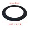 HUAJIN Trampoline Pad, 16ft 15ft 14ft 12ft 10ft 8ft 6ft,Weatherproof PVC Spring Protection Pad for Garden TrampolinesNo Holes for Pole(Black,14Ft/4.27m) view 2
