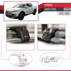 acpar Compatible with Hyundai Santa Cruz (NX4A OB) 2022-2025 ACE-2 Car Roof Rack Cross Bar Grey Aluminium 2 Bars view 4