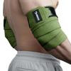 DMoose Fitness Elbow Wraps for Weightlifting (Pair) - 40'' Adjustable Elbow Strap for Gym Workout & Bench Press, Compression Elbow Wraps for Tendonitis & Joint Support, Elbow Sleeve (Military Green) view 1