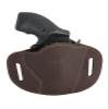 Barsony Brown Leather Pancake Slide Holster for COLT Python 3" Right view 1