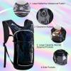 CTSAYCTL Hydration Backpack,Water Backpack with 2L Water Bladder,Festival Essential-Rave Hydration Pack,Lightweight Insulation Hydropack for Outdoor,Hiking,Running,Biking,Music Festival for Men Women view 4