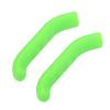 Akozon 5-Color Options of Premium Silicone Brake Lever Grips - Antislip, Ergonomic Design for Road & Mountain Bikes (Green) view 2