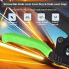 Akozon 5-Color Options of Premium Silicone Brake Lever Grips - Antislip, Ergonomic Design for Road & Mountain Bikes (Green) view 3