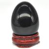 KatLin Beautiful Black Obsidian Egg Shape Stone Natural Crystal Mineral Home Decor view 4