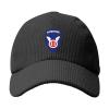 POOEDSO 11th Airborne Division.Patch Baseball Cap for Men Women Caps Corduroy Hat Trucker Hats Black view 4