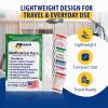 MFASCO - 7 in 1 - Travel Size Medicine Kit - TSA Approved | 28 First Aid Emergency OTC Medicine Packets for Cruise & International Travel | Compact Med Refill for Traveling & Office Assembled in USA view 2