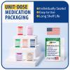 MFASCO - 7 in 1 - Travel Size Medicine Kit - TSA Approved | 28 First Aid Emergency OTC Medicine Packets for Cruise & International Travel | Compact Med Refill for Traveling & Office Assembled in USA view 3