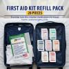 MFASCO - 7 in 1 - Travel Size Medicine Kit - TSA Approved | 28 First Aid Emergency OTC Medicine Packets for Cruise & International Travel | Compact Med Refill for Traveling & Office Assembled in USA view 4