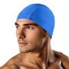 Kinwor Swim Cap for Men Women Adult, High Stretch Fabric Swim Cap, Swimming Caps Non-Waterproof Lake Blue view 1