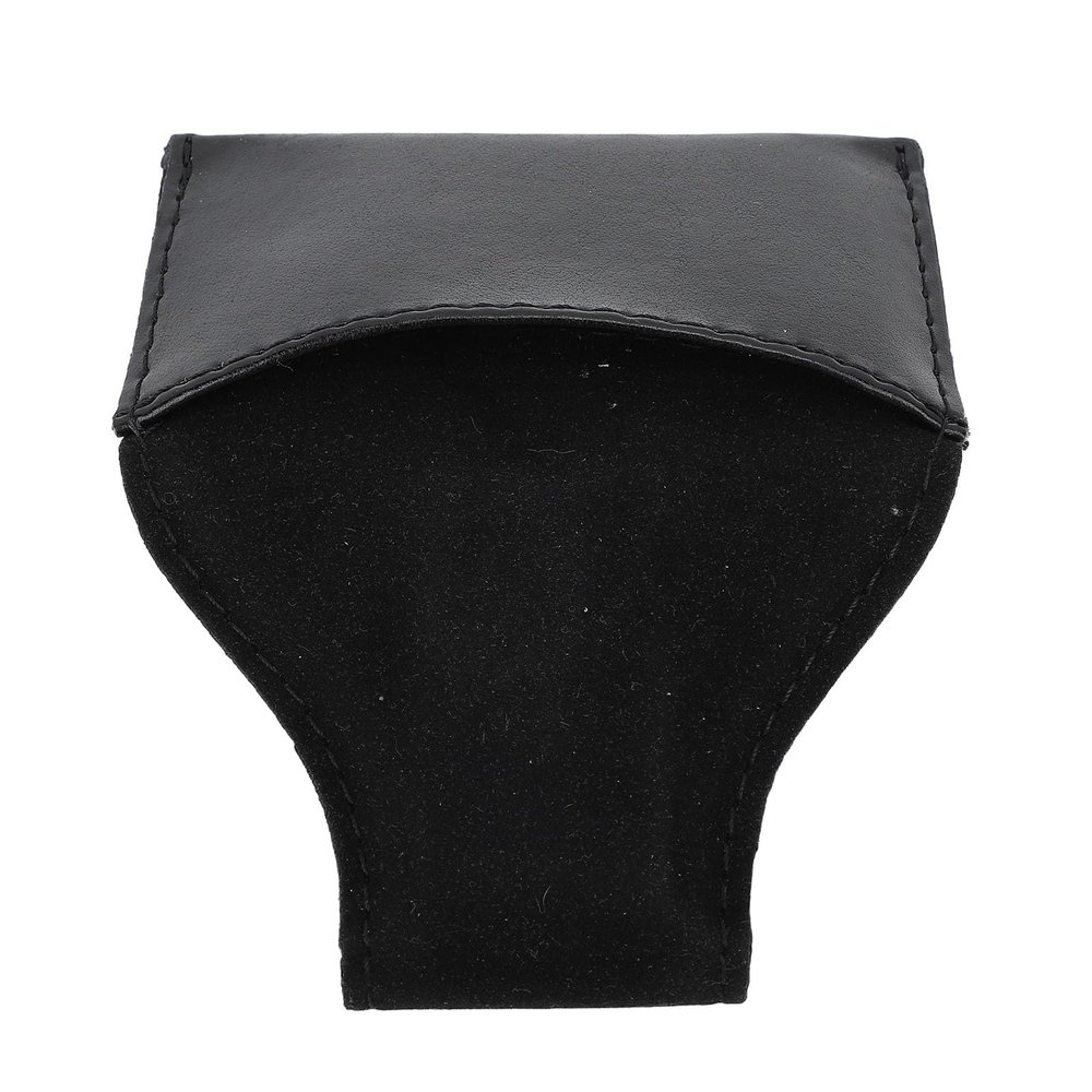 Alomejor Billiard Chalk Holder Pouch PU Leather Multifunction Portable Pool Cue Chalk Holder Bag for Billiard Lovers Black