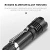 Aqur2020 LED Flashlight Compact Telescopic Focusing Design for Night Climbing Camping Equipment XHP50 5 Modes for Outdoor Travel view 2