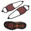Coarse Sand Winter Ice Snow Shoes Traction Cleat Crampons, Anti Slip Rubber Shoe Covers for Boots, Casual Dress Shoes Helps Maintain Balance for Ice Fishing view 1