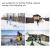 Coarse Sand Winter Ice Snow Shoes Traction Cleat Crampons, Anti Slip Rubber Shoe Covers for Boots, Casual Dress Shoes Helps Maintain Balance for Ice Fishing view 4