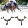 Estink 2 Piece Western Cowboy Horse Riding Spurs Low Carbon Steel Turnable Gear Bronze for Men view 4