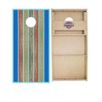 Skip's Garage Kai Surf Board Cornhole Boards - WSOC Runway Series - Includes (2) Boards (NO Bags) + NO Additional Accessories