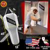 Outslayer Angle Uppercut Heavy Punching Bag for Boxing & MMA - Customizable Colors, Optional D-Ring, Unfilled/Soft Filled Choices - Made in USA - Black, Unfilled with D-Ring view 2