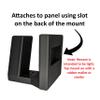 Hammy3DPrints Mount for Walther PDP 9mm - Secure It/Akro Mils | Pistol Holder Handgun Storage Rack (Facing Left, Standard Panel) view 3