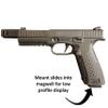 Hammy3DPrints Mount for Arsenal Strike One - Secure It/Akro Mils | Pistol Holder Handgun Storage Rack (Facing Left, Standard Panel) view 2